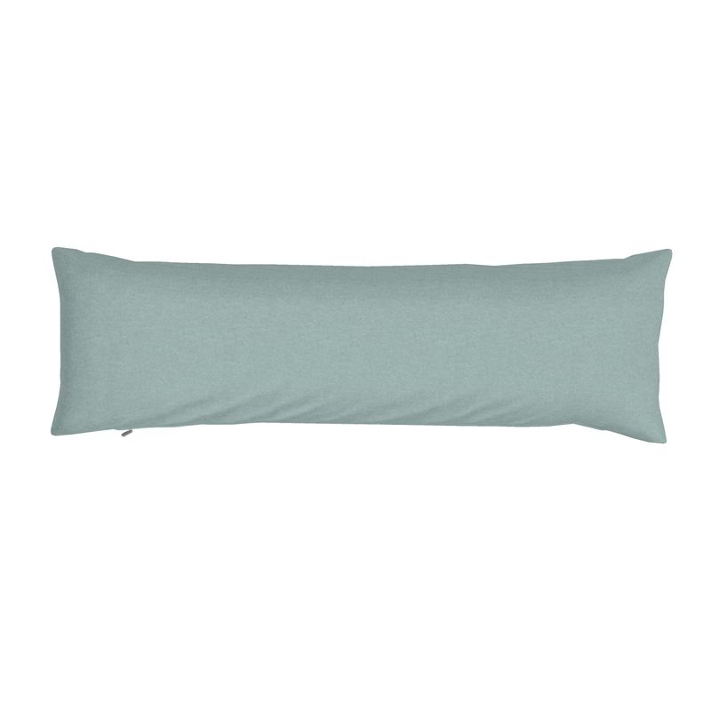 Aqua Solid Bolster Pillow