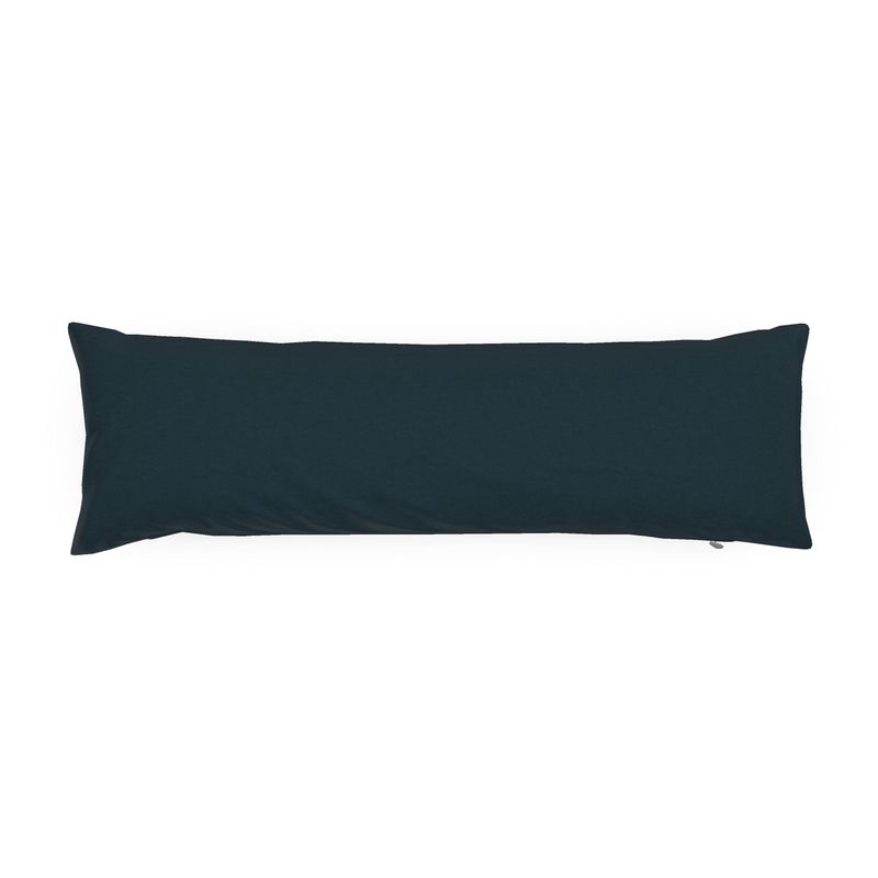 Deep Peacock Solid Bolster Pillow