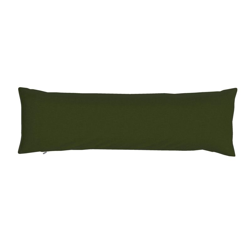 Olive Solid Bolster Pillow