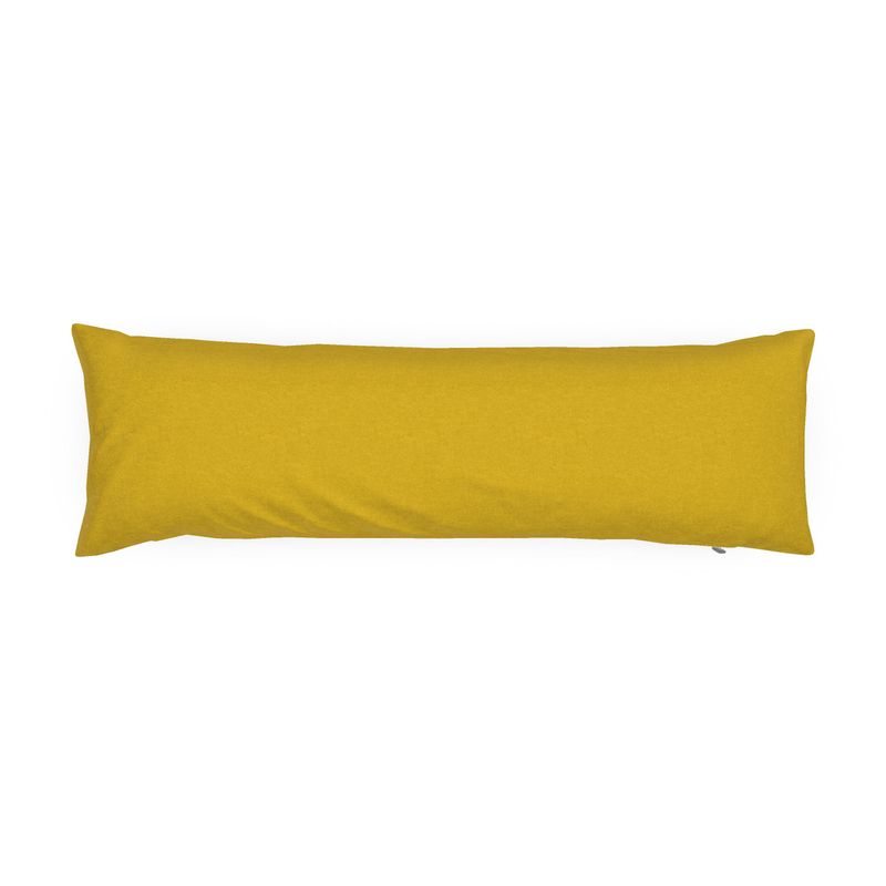Goldenrod Solid Bolster Pillow