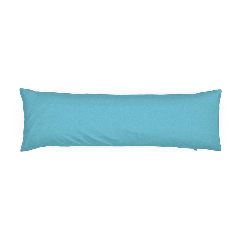Bright Turquoise Solid Bolster Pillow