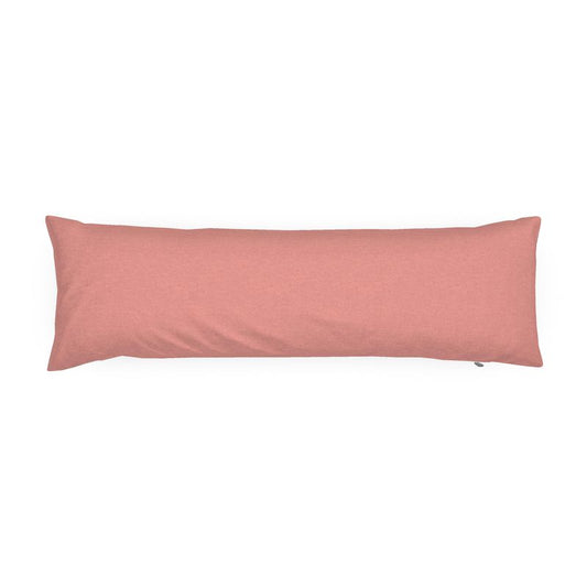 Coral Solid Bolster Pillow