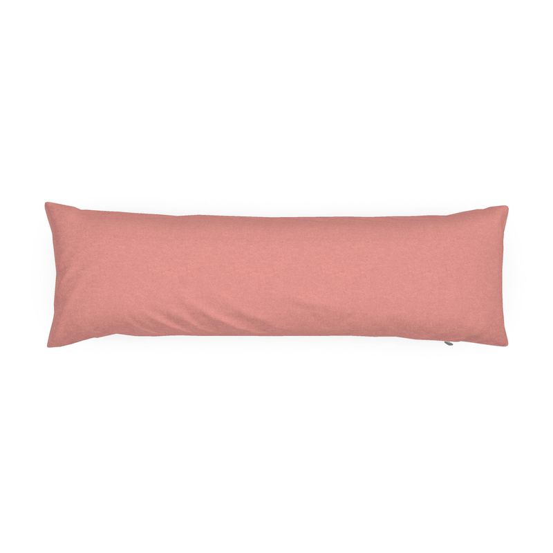 Coral Solid Bolster Pillow