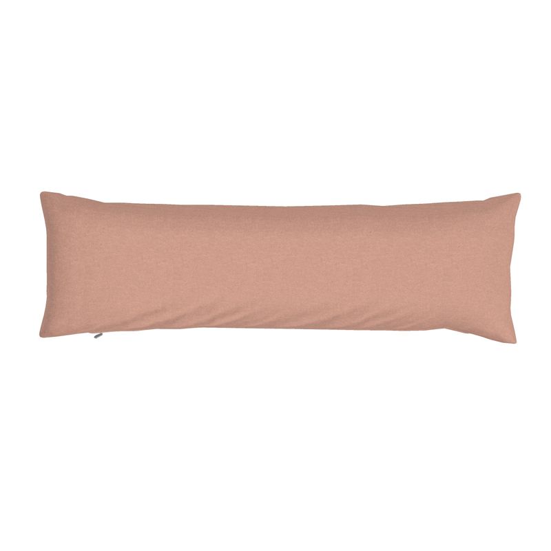 Light Coral Solid Bolster Pillow