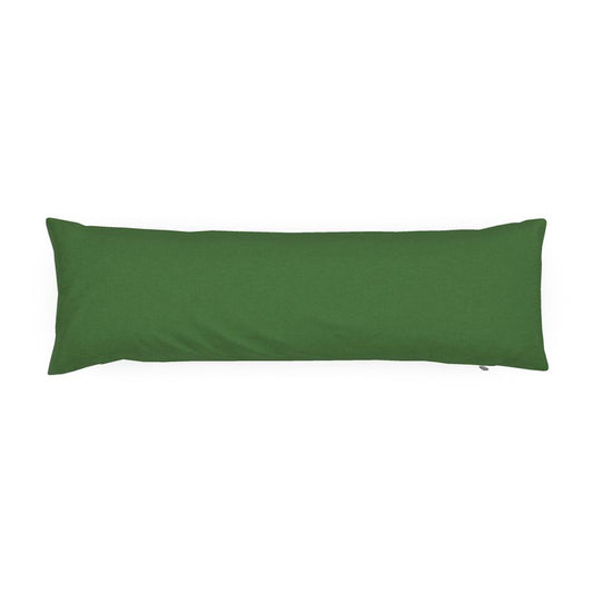 Grass Green Solid Bolster Pillow