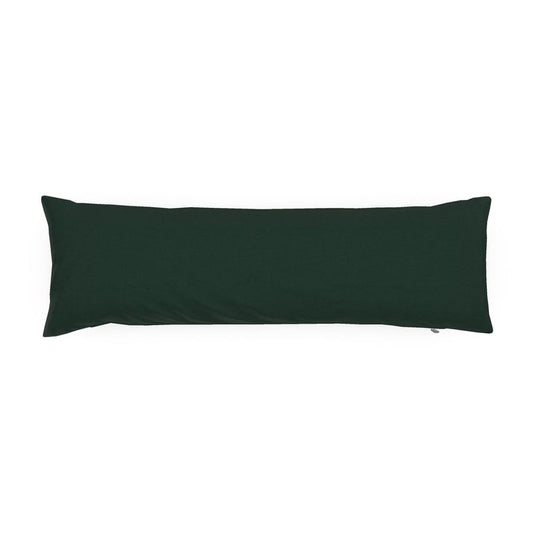 Deep Emerald Solid Bolster Pillow