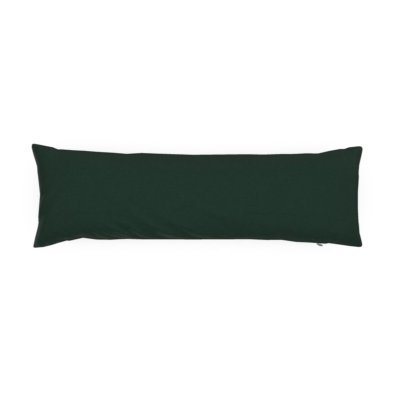Deep Emerald Solid Bolster Pillow