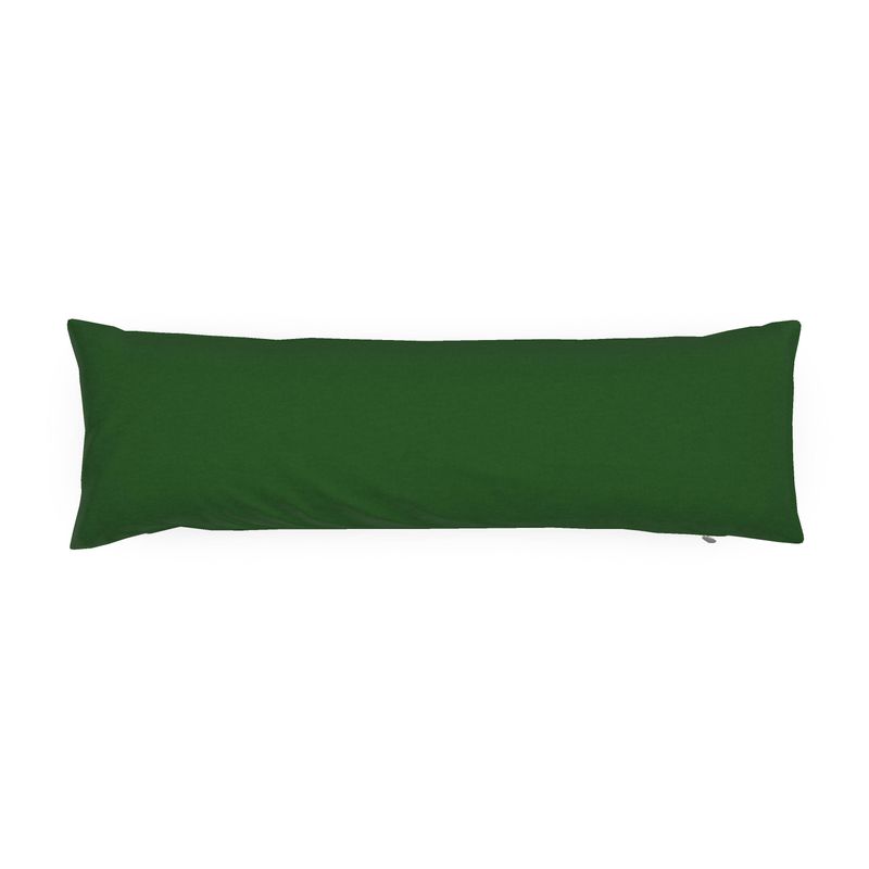 Royal Green Solid Bolster Pillow