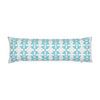 Turquoise Waves Bolster Pillow