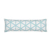 Turquoise Lattice Bolster Pillow