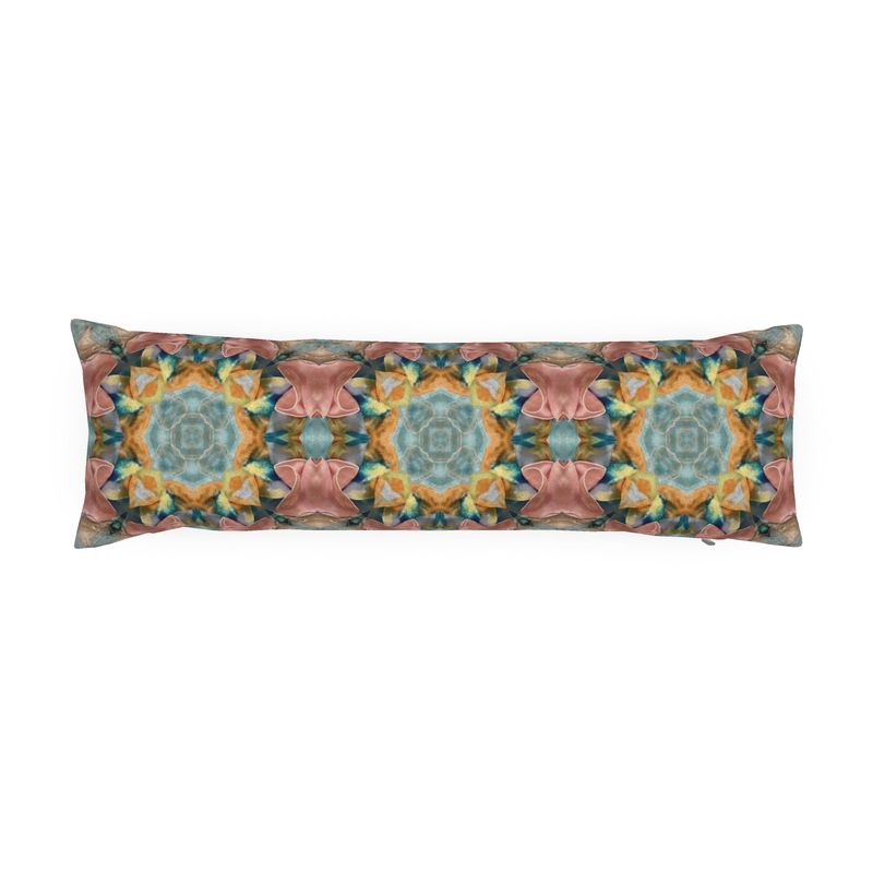 Tropical Coral Bolster Pillow