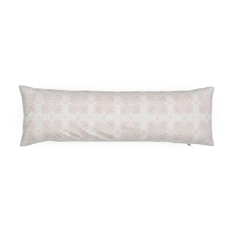 Pink Mimosa Bolster Pillow