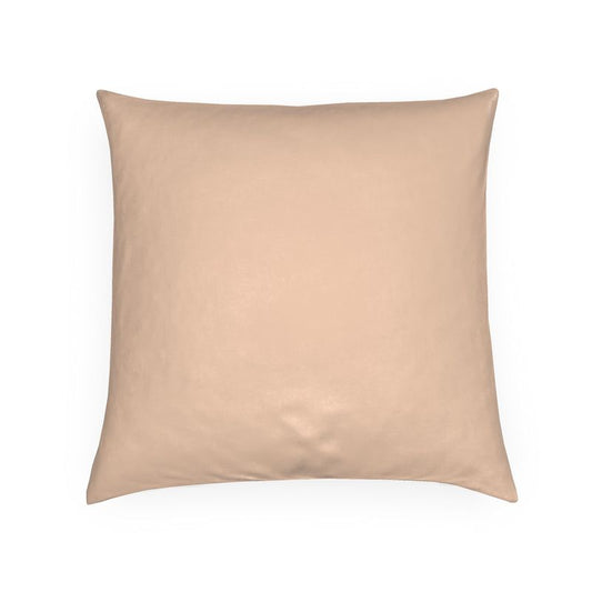 Peach Spa Solid Throw Pillow