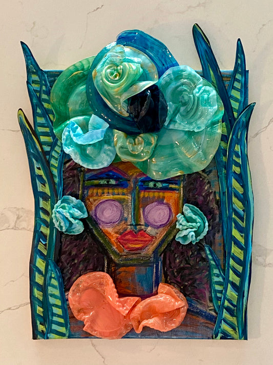 Water Lily Crown Collage