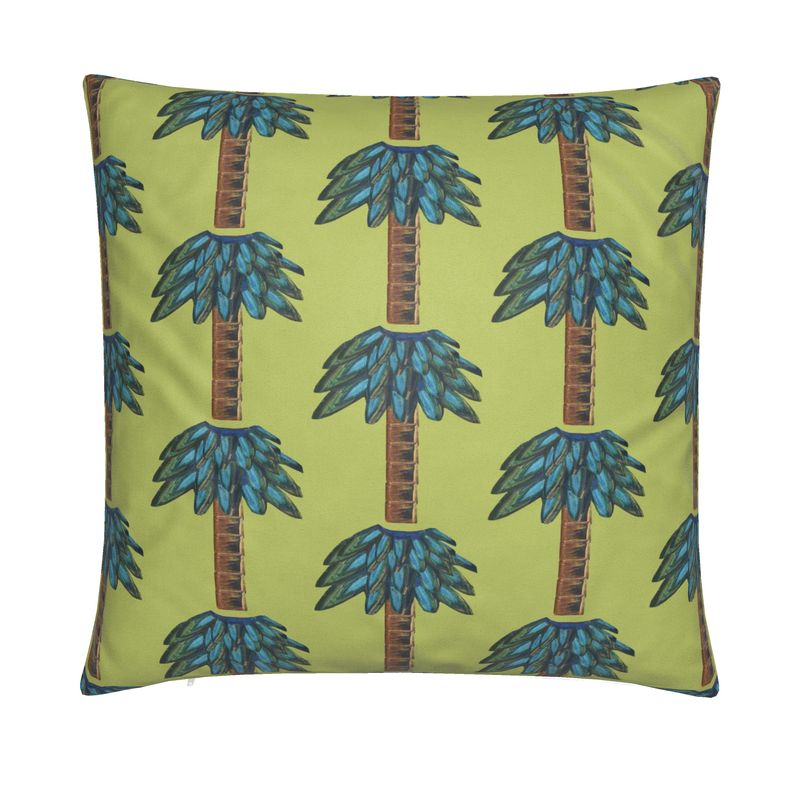 Tiki Palm Lime Pillow
