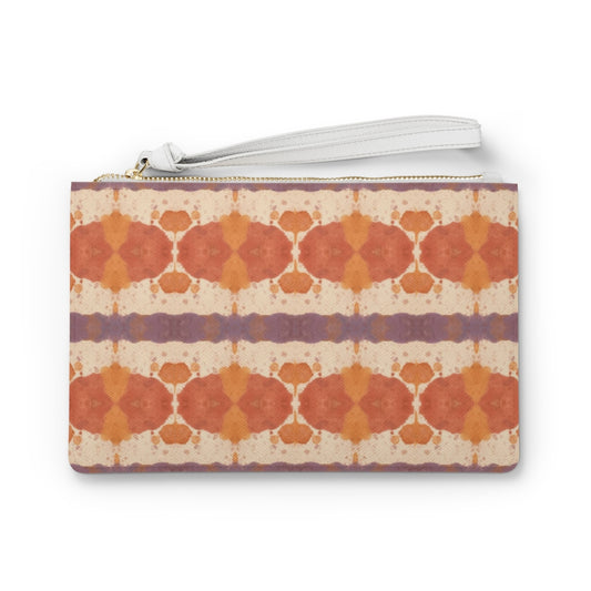 Boho Peach Clutch Bag