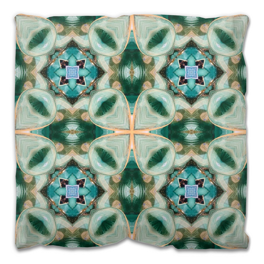 Green Ivy Outdoor Pillow