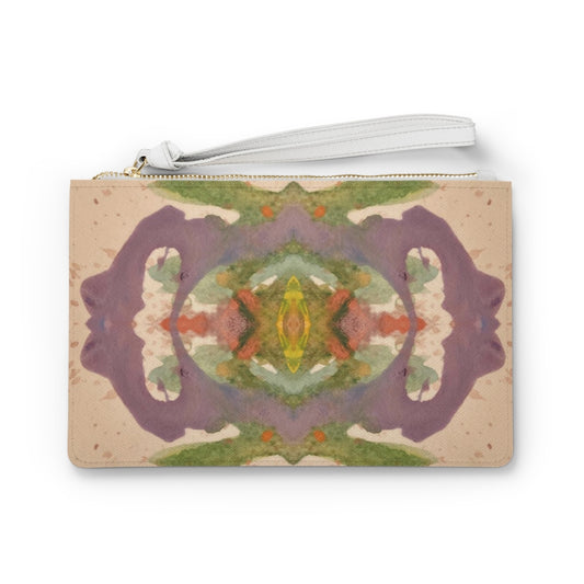 Purple Beetle Clutch Bag