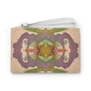 Purple Beetle Clutch Bag