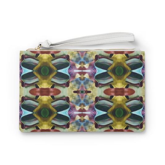 Orchid Moss Clutch Bag
