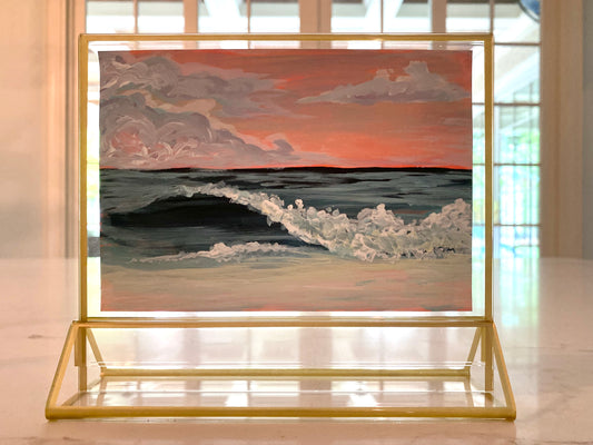 Sunset Crash Painting