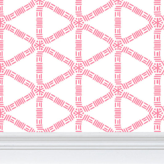Pink Lattice Wallpaper