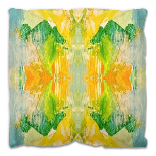 Citrine Gem Outdoor Pillow