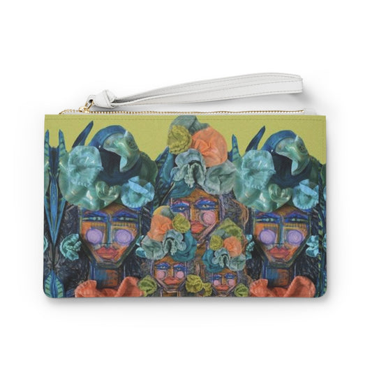 Flower Ladies Clutch Bag